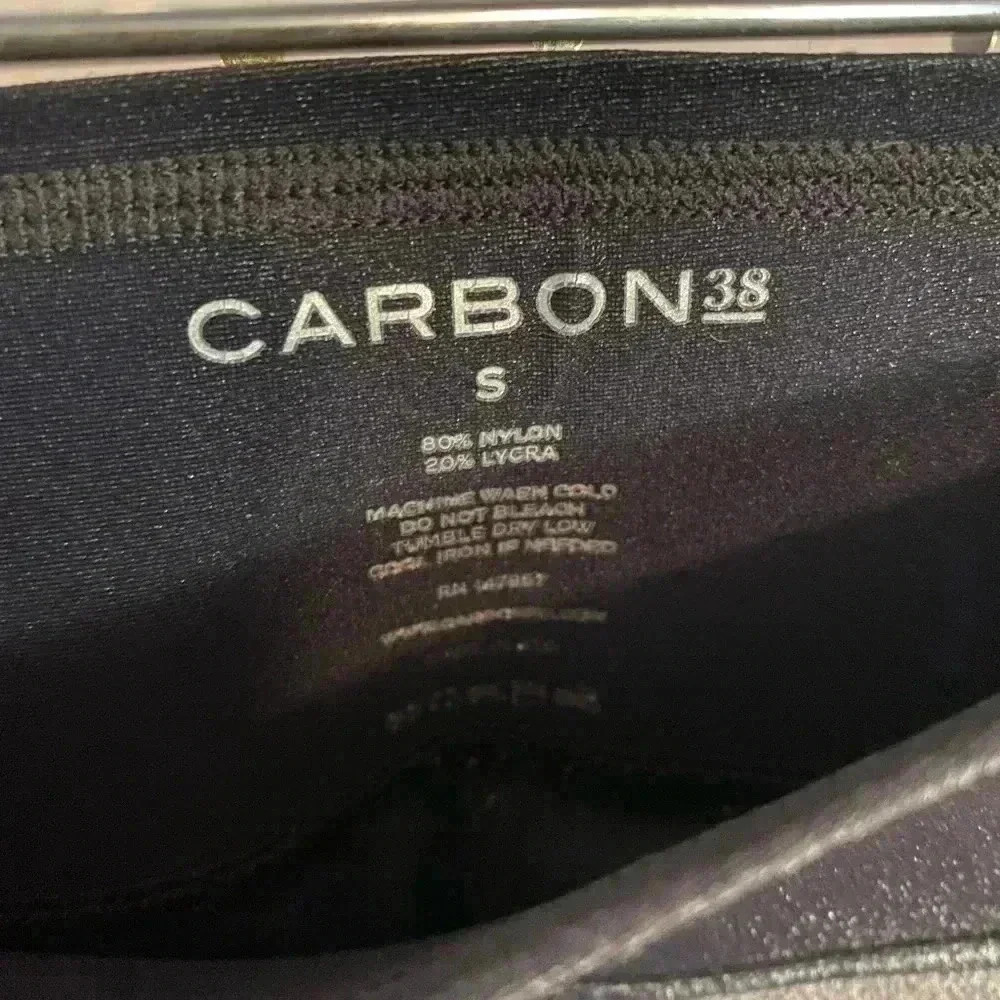 Carbon38 Black Shimmer Leggings - image 5